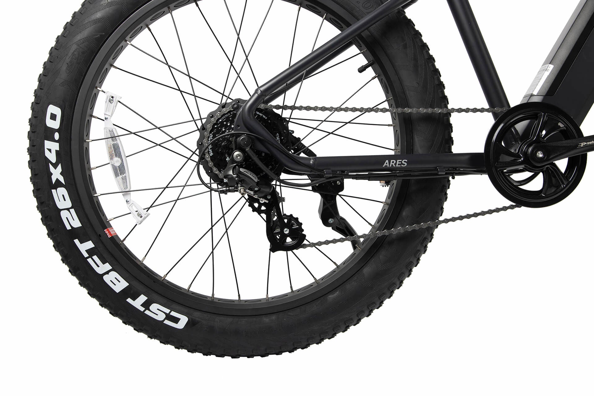 Electric fat bike 500w black