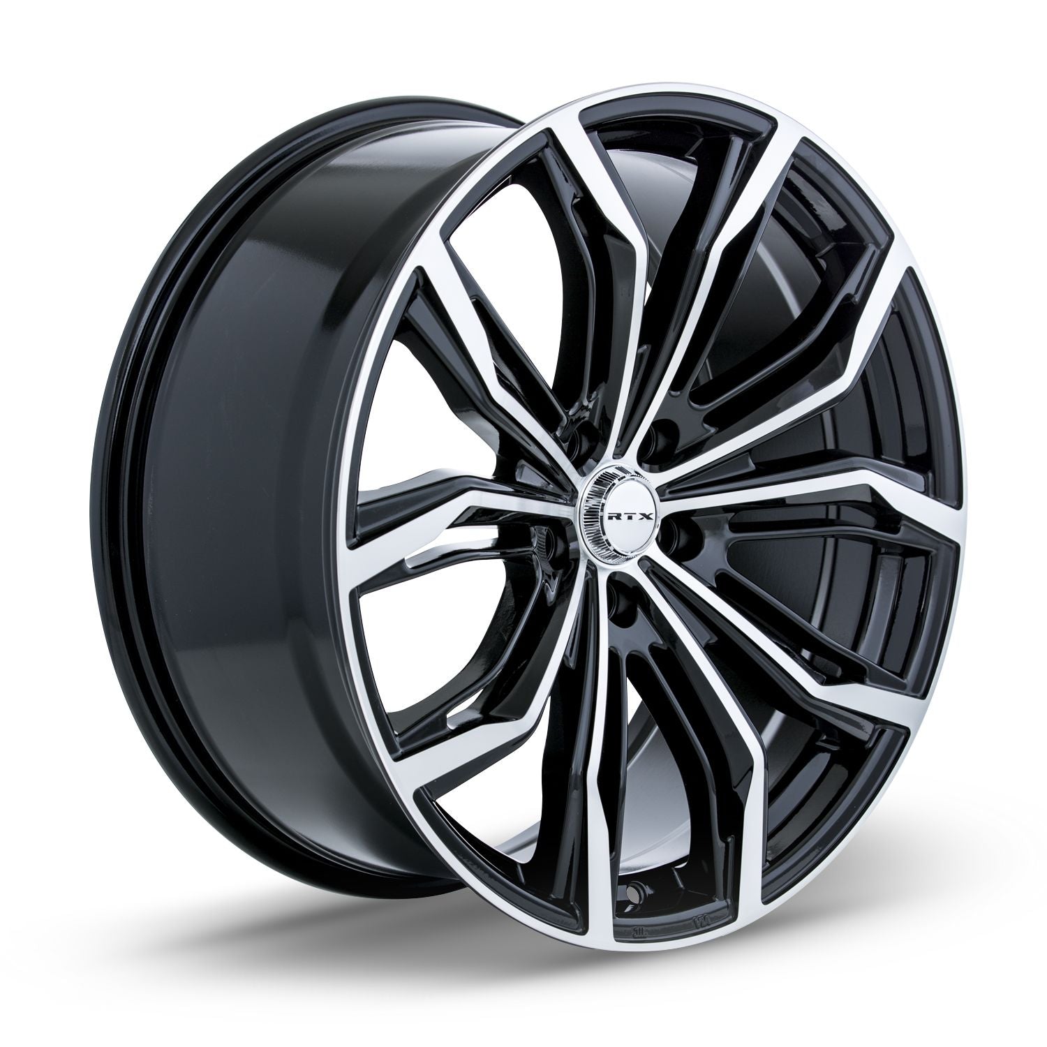 Black Widow • Black Machined • 17x7.5 5x112 ET42 CB66.6