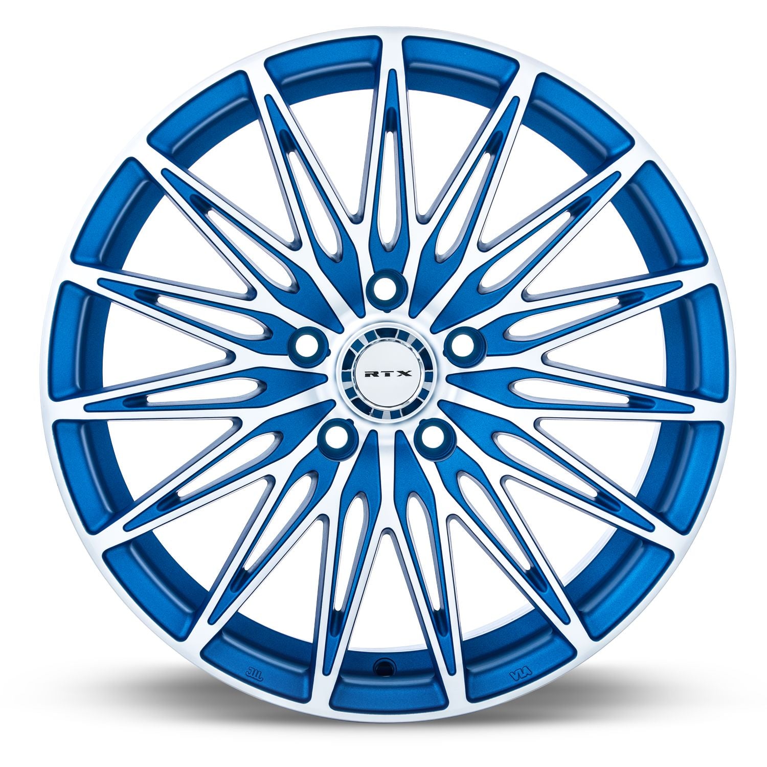 Crystal • Matte Blue Machined • 17x7.5 5x114.3 ET40 CB73.1