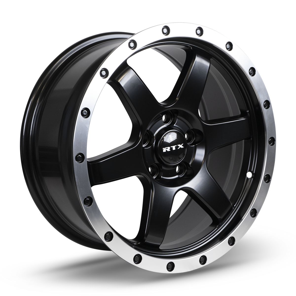 Dakar • Satin Black Machined Edge Lip • 17x8 5x108 ET35 CB63.4