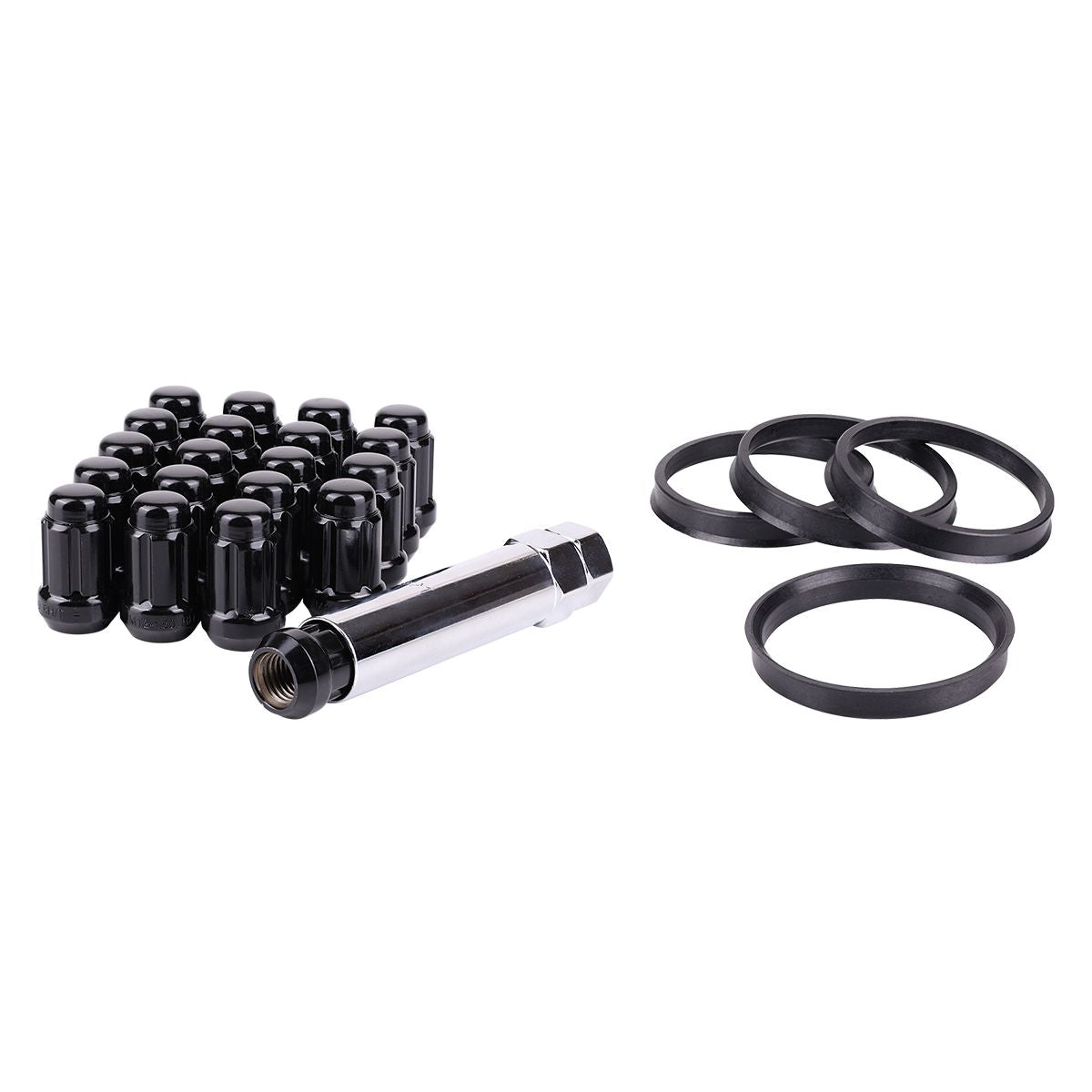 Black All-in-One Wheel Installation Kit