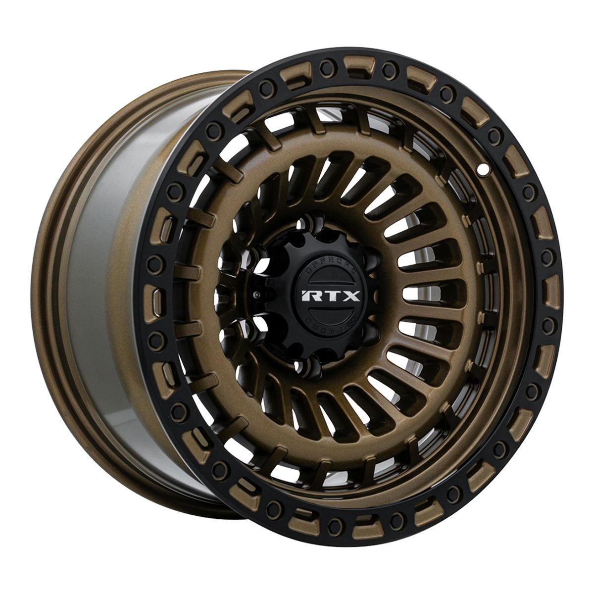 Moab • Bronze with Satin Black Lip • 18x9 5x127 ET-15 CB71.5