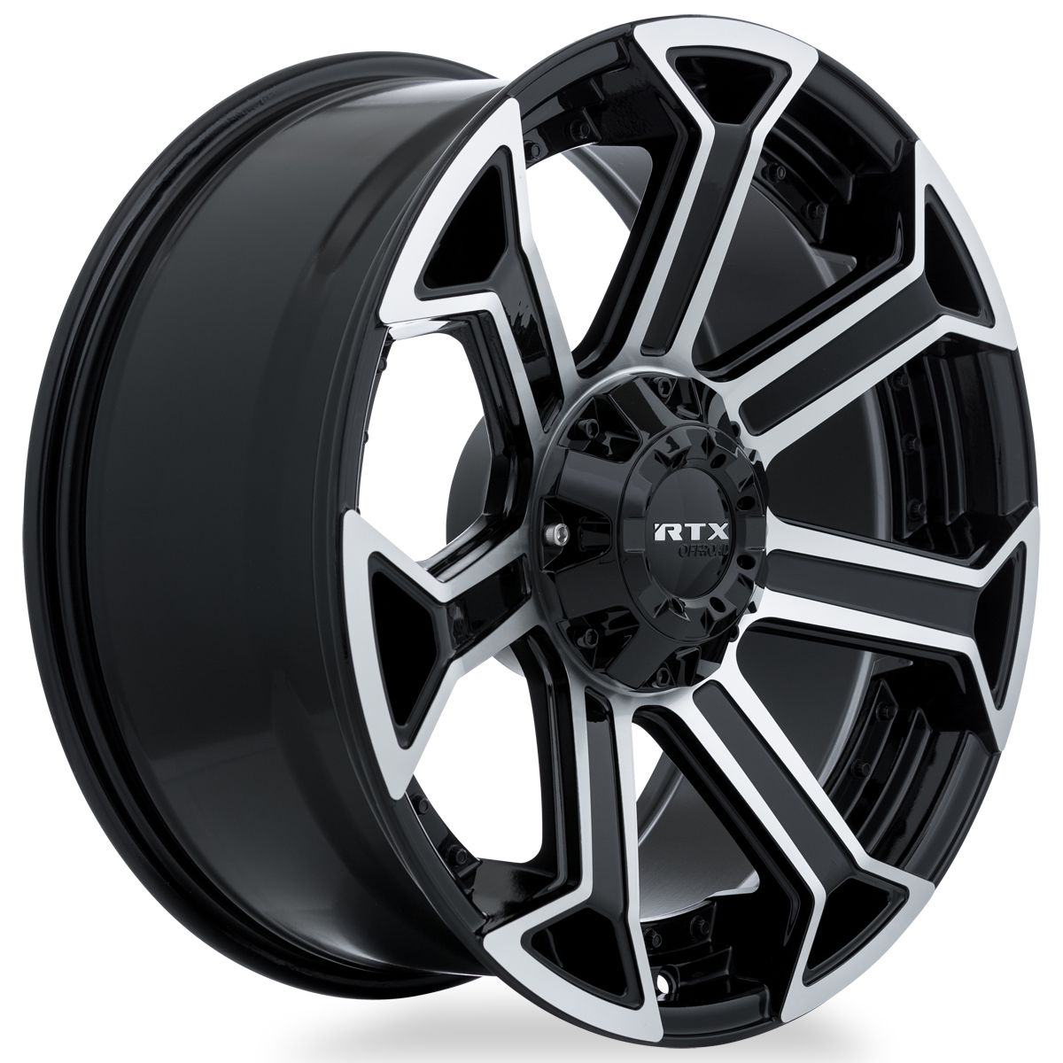 Peak • Gloss Black Machined • 20x10 5x127 ET-18 CB71.5