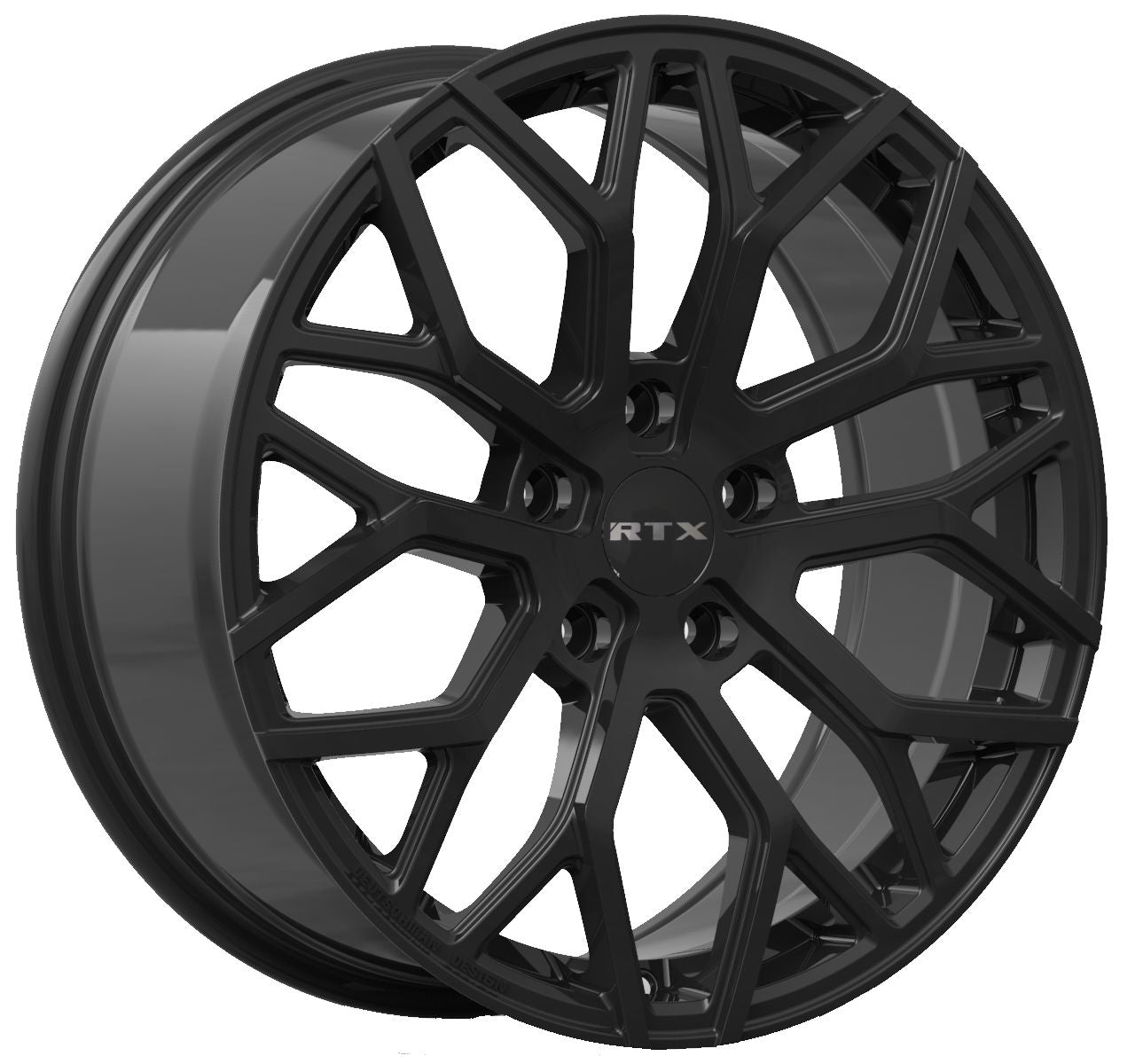 RTX® (RTX) • 083276 • D01 (5 Lugs) • Gloss Black • 18x8 5x114.3 ET45 CB67.1