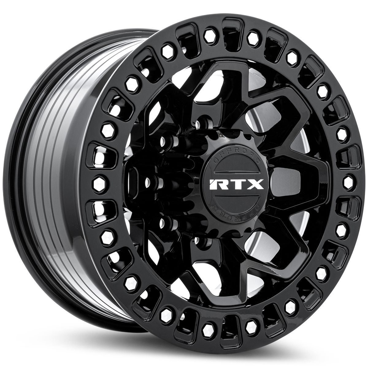 RTX® (Offroad) • 083195 • Zion • Gloss Black Milled Rivets • 20x9 8x165.1 ET20 CB125