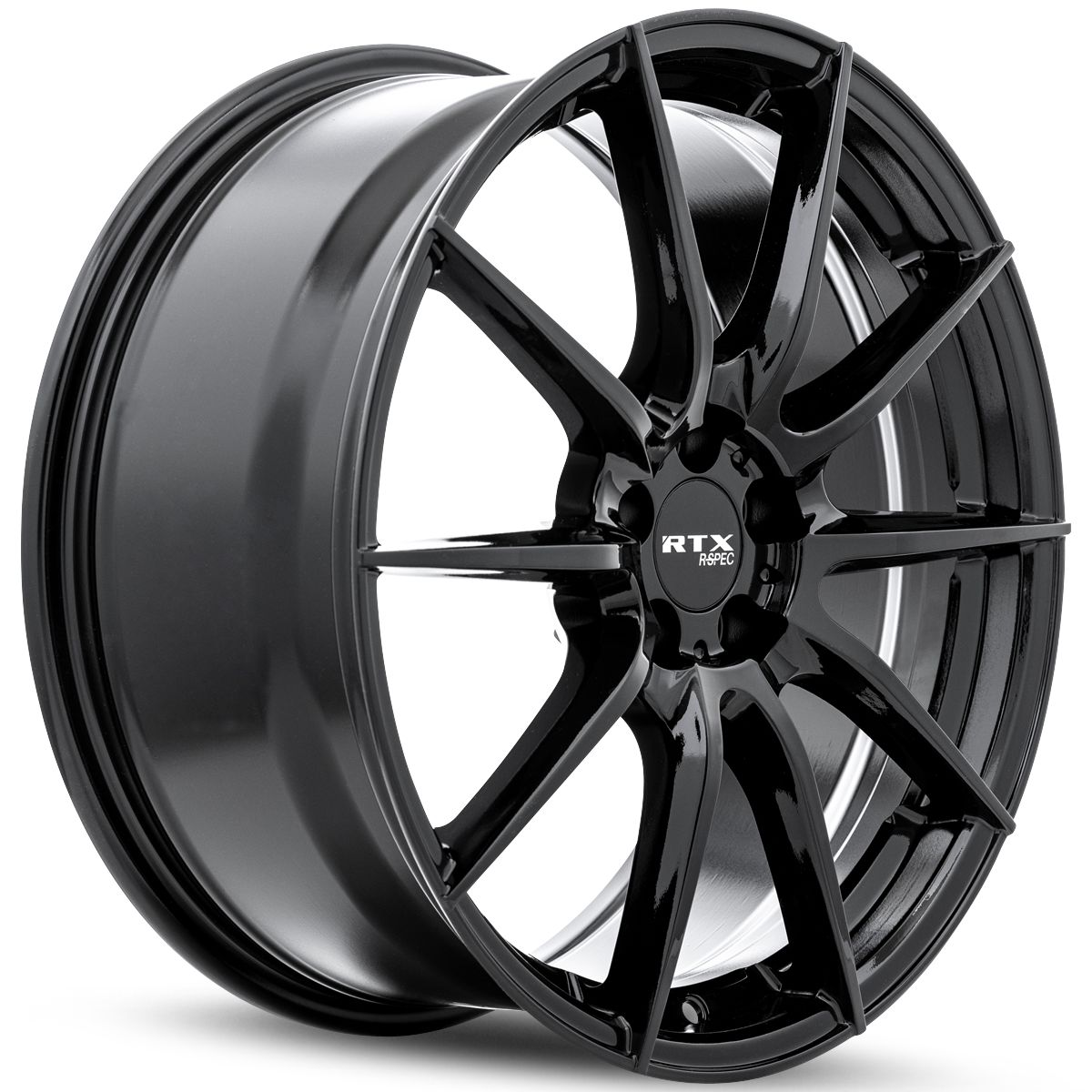 RTX® (R-Spec) • 083244 • RS03 • Gloss Black • 18x8 5x100 ET40 CB67.1