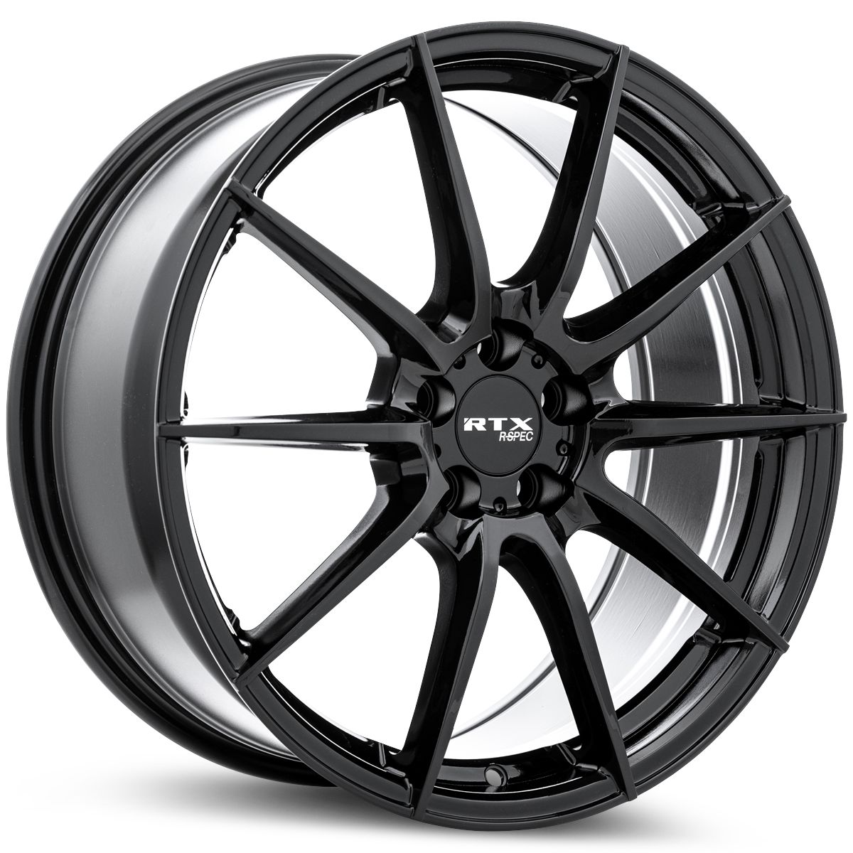 RTX® (R-Spec) • 083247 • RS03 • Gloss Black • 19x8.5 5x114.3 ET40 CB67.1