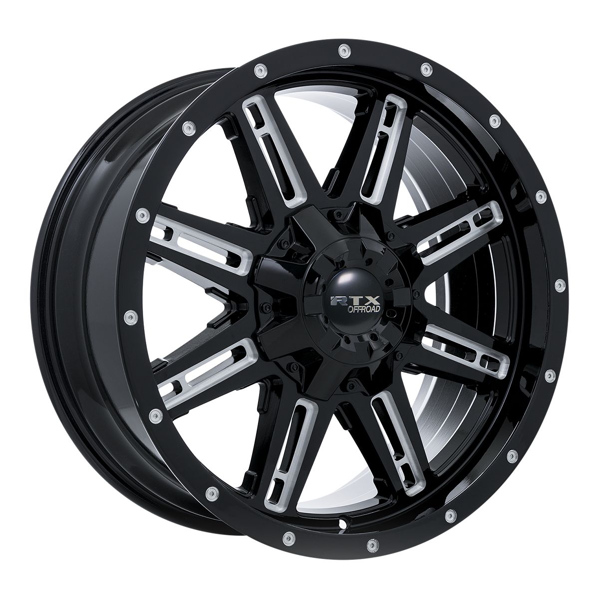 Ravine • Black Milled • 20x10 6x135/139.7 ET-24 CB87.1