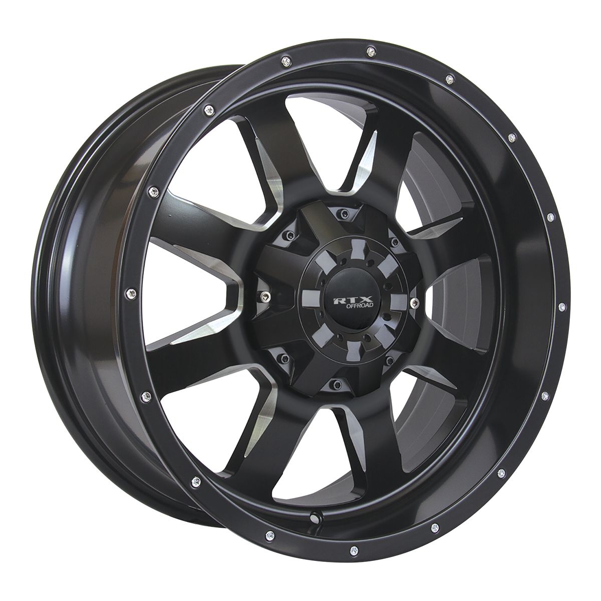 Ridgeline • Satin Black Milled • 16x7 5-4.5 ET0 CB81