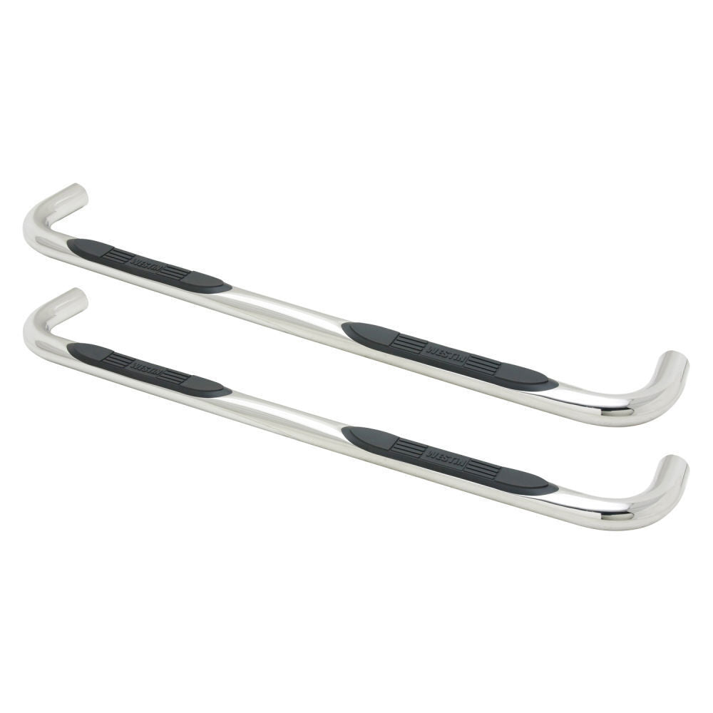 Westin 23-3940 - E-Series 3" Nerf Step Bars Stn.Steel F-150 Super Crew 15-24 / F-250,350 Crew Cab 17-24