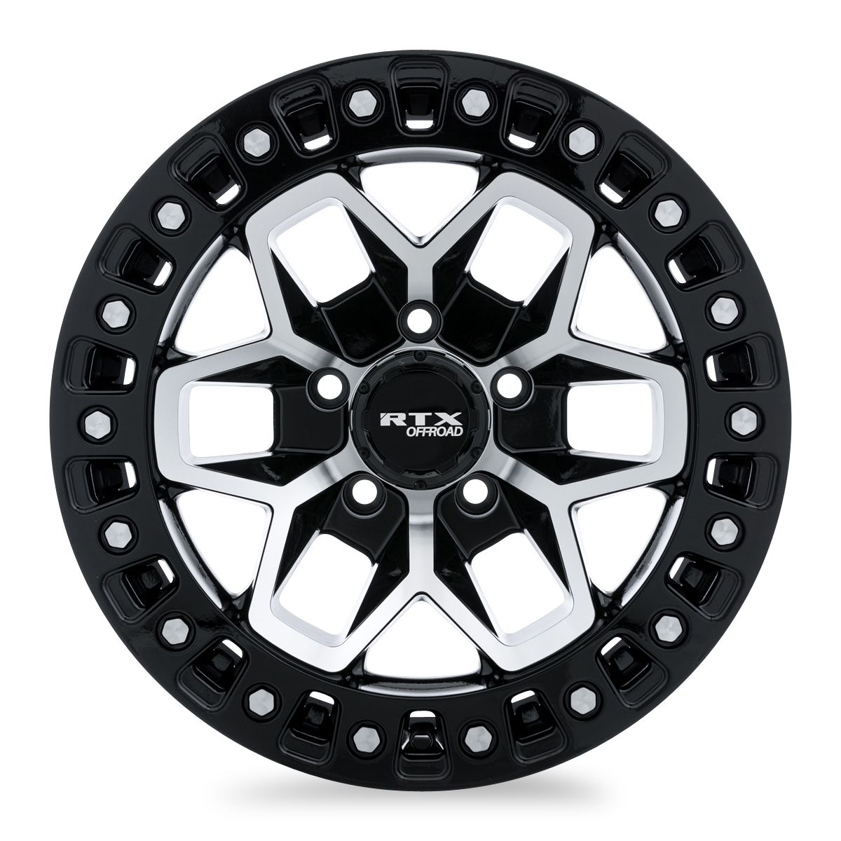 RTX® (Offroad) • 083288 • Zion • Gloss Black Machined • 17x9 6x114.3 ET15 CB66.1