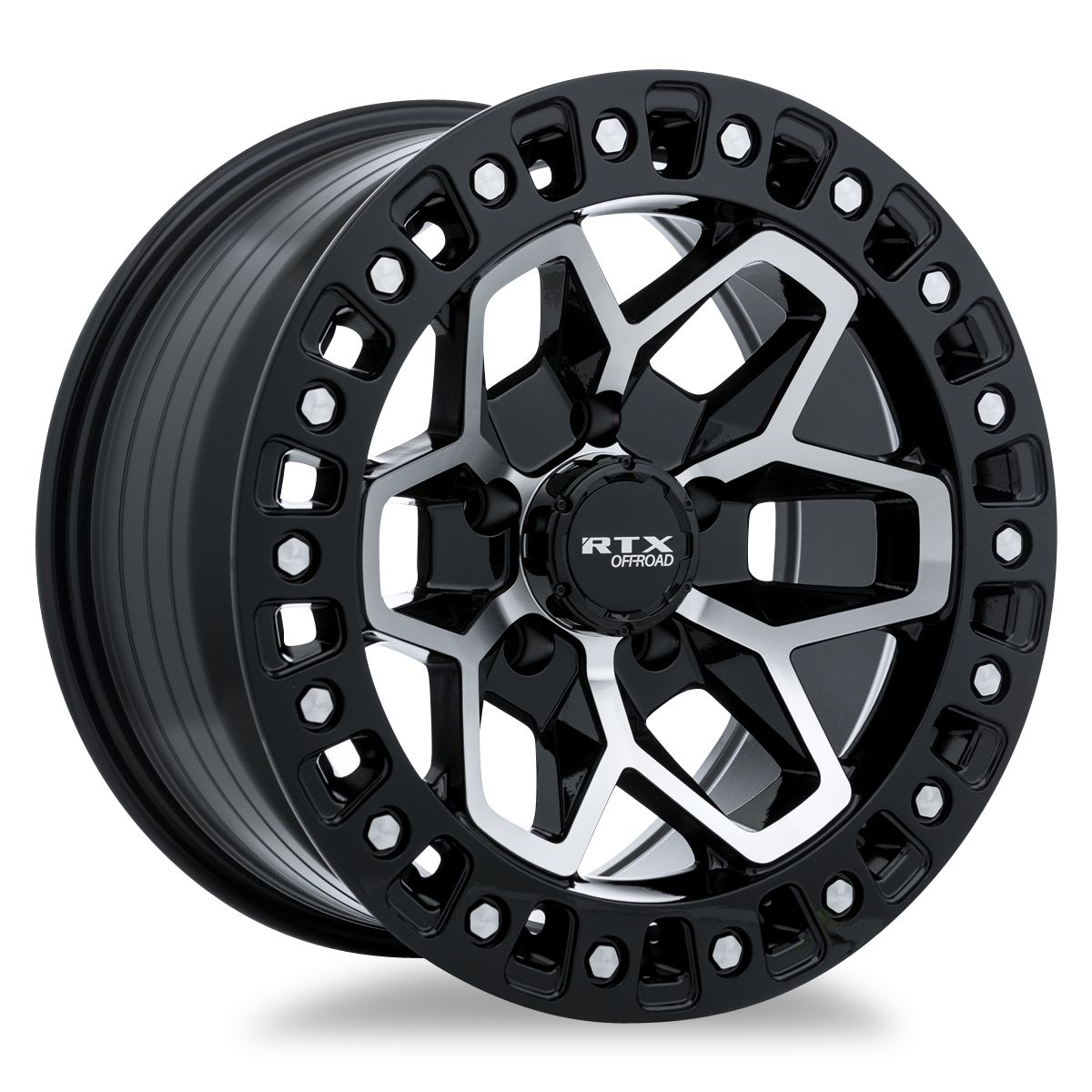 Zion • Gloss Black Machined • 20x9 5x127 ET-15 CB71.5