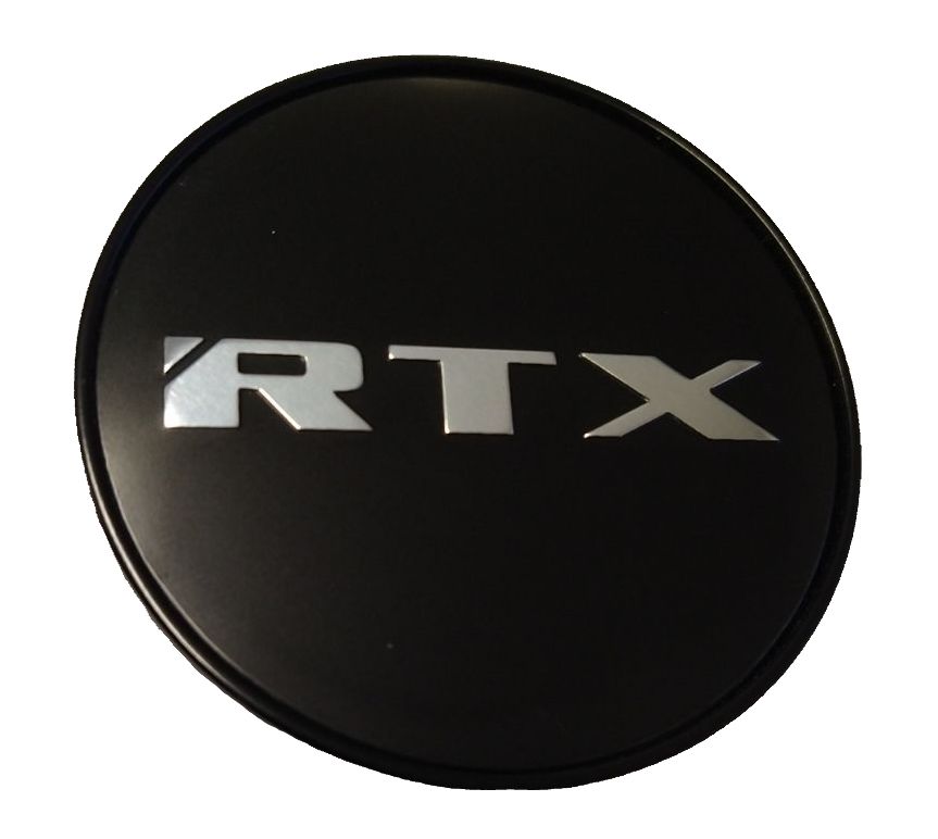 149K59B1M5 - Center Cap Satin Black & Logo Flat with RTX Chrome