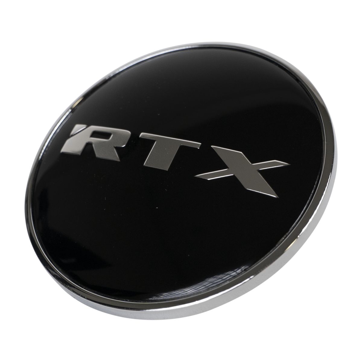 RTX BC010CHRTX - Center Cap Chrome RTX Chrome with Black Background