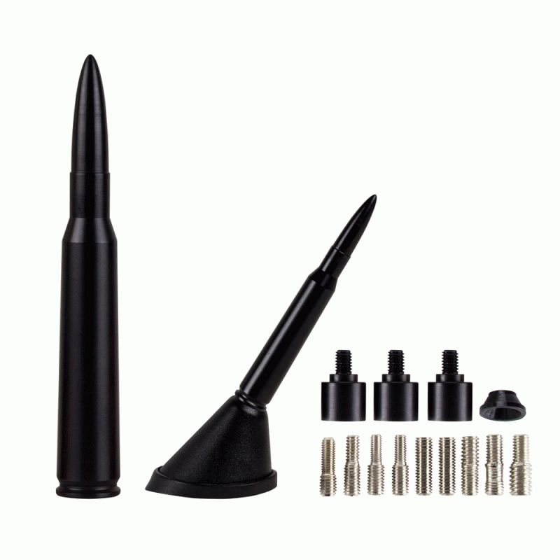 Flat Black - .30 Caliber Replica Antenna - 4.25"