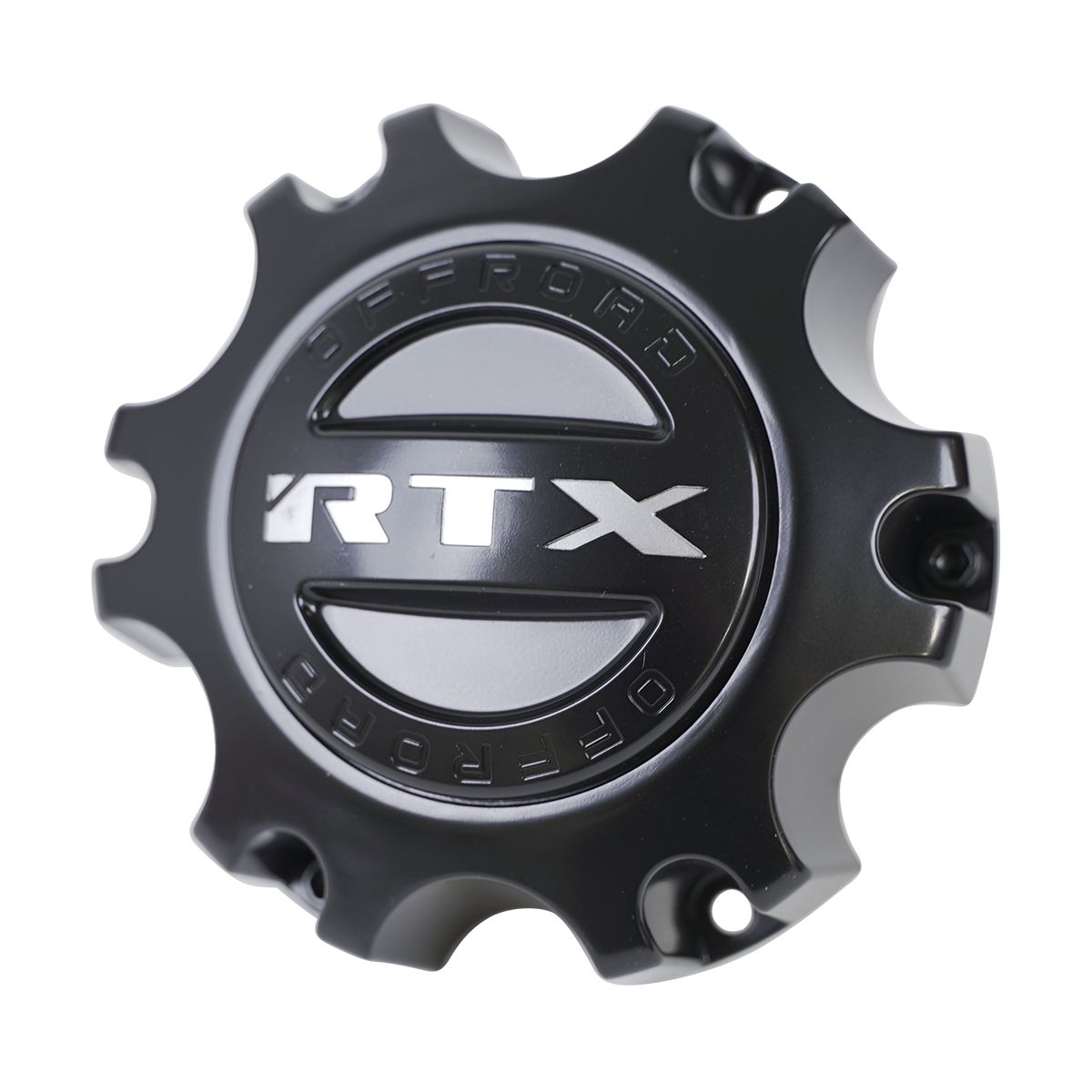 3319L135BBOR - Center Cap Satin Black RTX Offroad Chrome