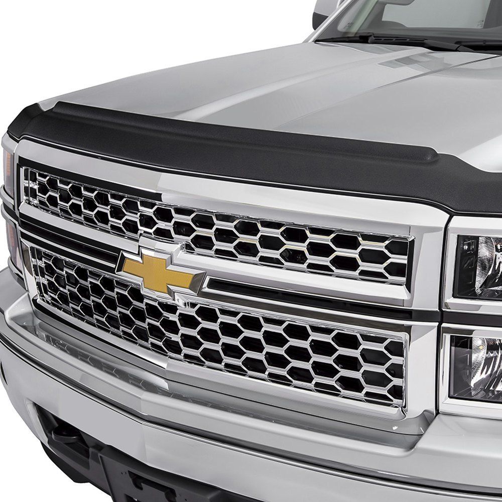 AVS® • 436168 • Aeroskin II • Textured Black Hood Shield • Chevrolet Silverado 1500 19-23