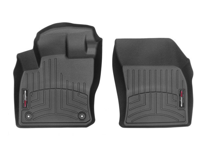 Weathertech® • 4415631 • FloorLiner • Molded Floor Liners • Black • First Row • Volkswagen Tiguan 20-22