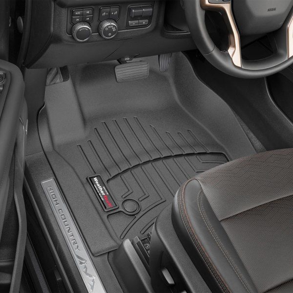 Weathertech® • 4416321 • FloorLiner • Molded Floor Liners • Black • First Row • Cadillac Escalade 21-22