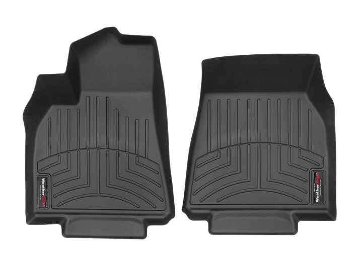 Weathertech® • 4416491 • FloorLiner • Molded Floor Liners • Black • Front • Tesla Y 20-22