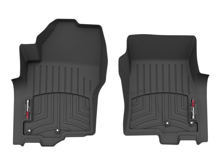 Weathertech® • 4417051 • FloorLiner • Molded Floor Liners • Black • Front • Nissan Frontier 22-24