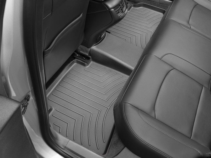 Weathertech® • 4418142 • FloorLiner • Molded Floor Liners • Black • Rear • Subaru Crosstrek / Impreza 24