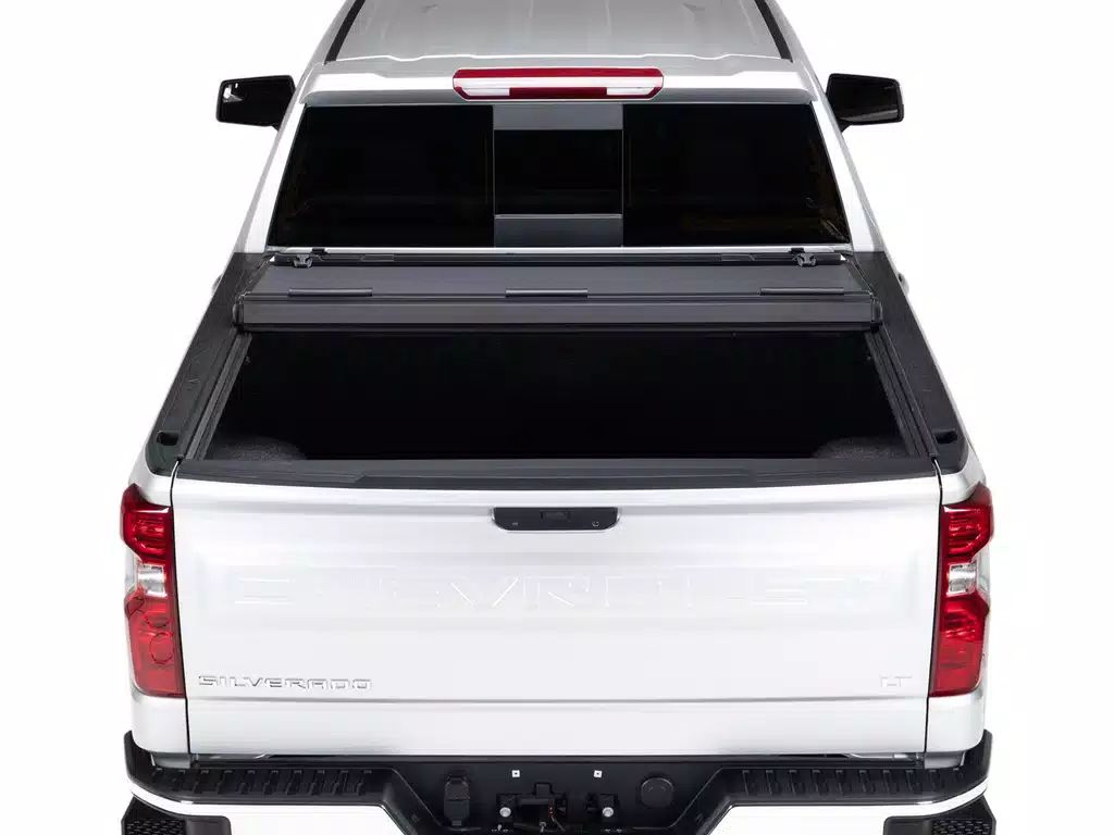 BAK® • 448134 • BakFlip MX4 • Premium Folding Tonneau Cover • Chevy Silverado / Sierra 2500/3500 HD 20-23