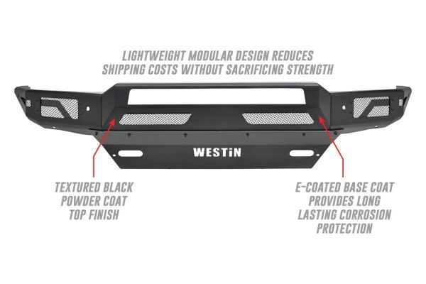 Westin 58-41005 - Pro-Mod Front Bumper for Chevrolet Silverado 1500 16-18 & Silverado 1500 LD 19