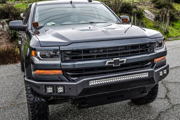 Westin 58-41005 - Pro-Mod Front Bumper for Chevrolet Silverado 1500 16-18 & Silverado 1500 LD 19