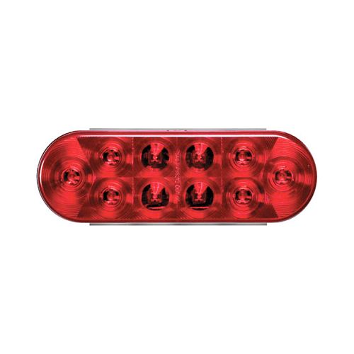 LED TAIL LIGHT, 6" GROMMET MOUNT,10 DIODES