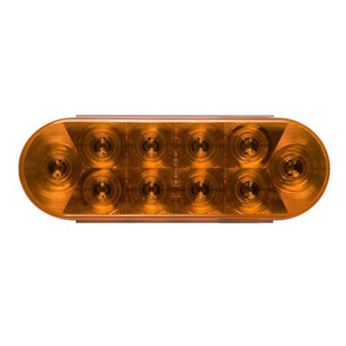 LED TAIL LIGHT,AMBER, 6" , GROMMET MOUNT, 10-DIODES