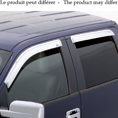 Stampede® • 6251-8 • Tape-Onz • Rain Deflectors • Ram 1500 11-18, 1500 Classic (Quad Cab) 19-24