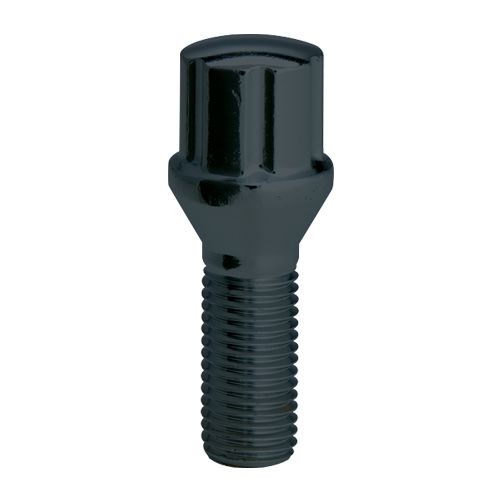 Westcoast W2725DCBB - (1) 6 Spline Cone Seat Bolt 27mm 12X1.25 17/19mm Hex Black