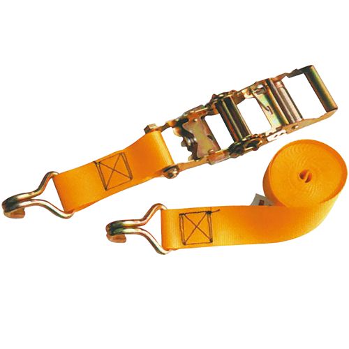 Erickson 52300 - Ratchet Strap with Double J-Hooks 2"x15' - 5000 lbs