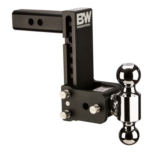 BW TS20040B - Tow & Stow Adjustable Hitch; 7" Drop; 2" & 2-5/16'' Balls