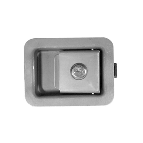 LOCKING STEEL FLUSH LATCH 2-3/4"X 3-3/4"