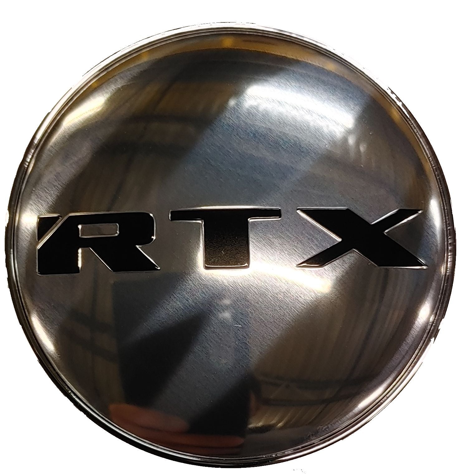 210K62ART - CAP CHROME CURVED LOGO CHROME NEW RTX BLACK