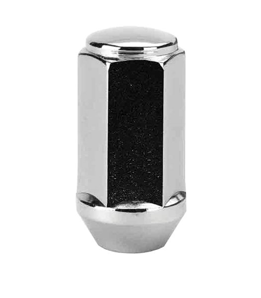 Ceco CD1904XL-100 - (100) Chrome Duplex Bulge Acorn Cone Seat Nut 1/2 48mm 19mm Hex