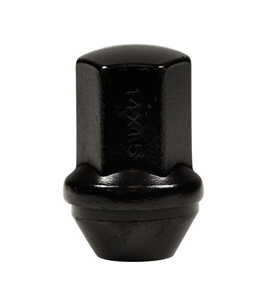 Ceco CD7169LBK-400 - (400) Black Bulge Acorn Dodge OEM Style Nut 14X1.5 44mm 22mm Hex