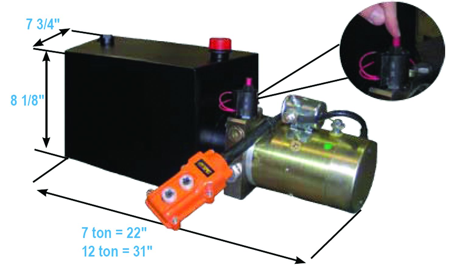 RT RTPUMP6G - 12 Ton Hydraulic Pump