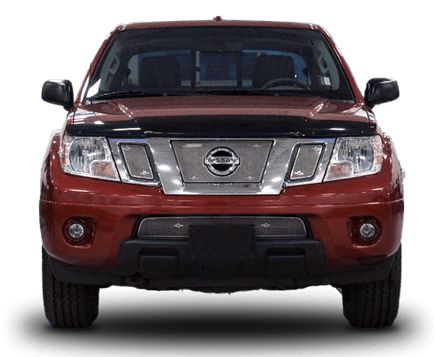 Focus HD13F05 - FormFit Smoke Hood Deflector for Nissan Frontier 05-21