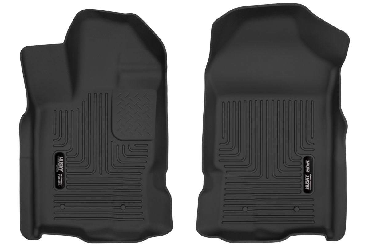 Husky Liners® • 54701 • X-Act Contour • Floor Liners • Black • First Row • Ford Ranger 19-22