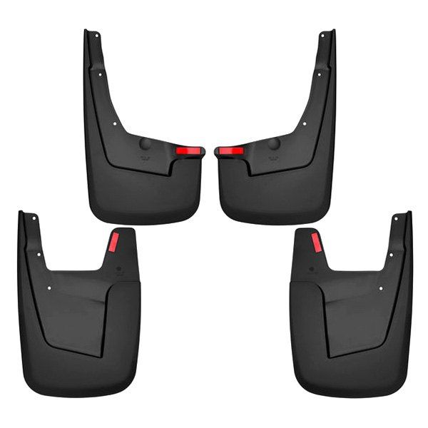 Husky Liners® • 58146 • Mud Guards • Black • Rear