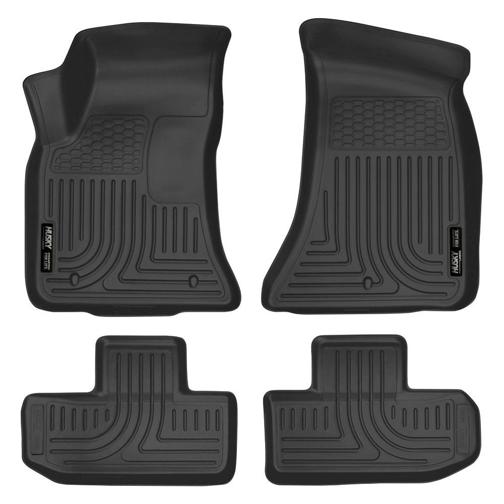 Husky Liners® • 99171 • WeatherBeater • Floor Liners • Black • First & Second Row