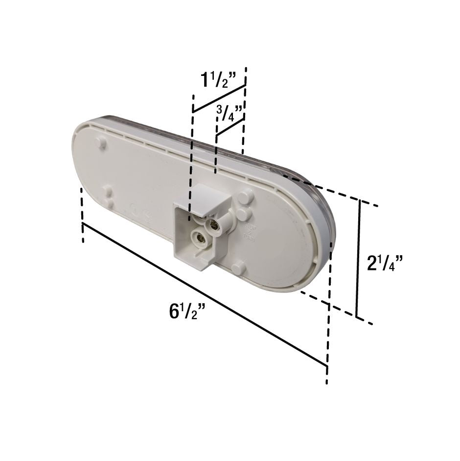 Uni-Bond LED2238CS-10A - LED Oval Signal/Park Lamp – 10 Diodes Amber