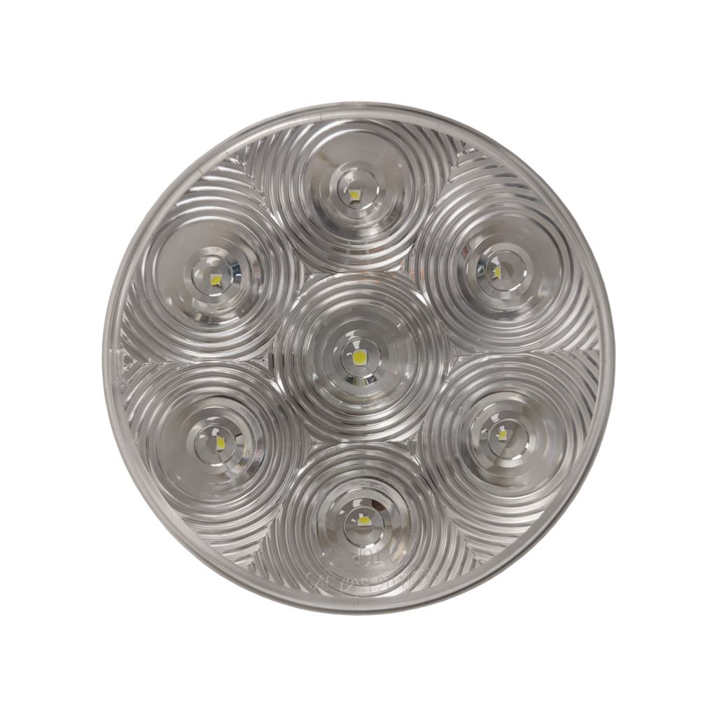 Uni-Bond LED4000-7C - LED Round Back Up Lamp – 7 Diode Clear