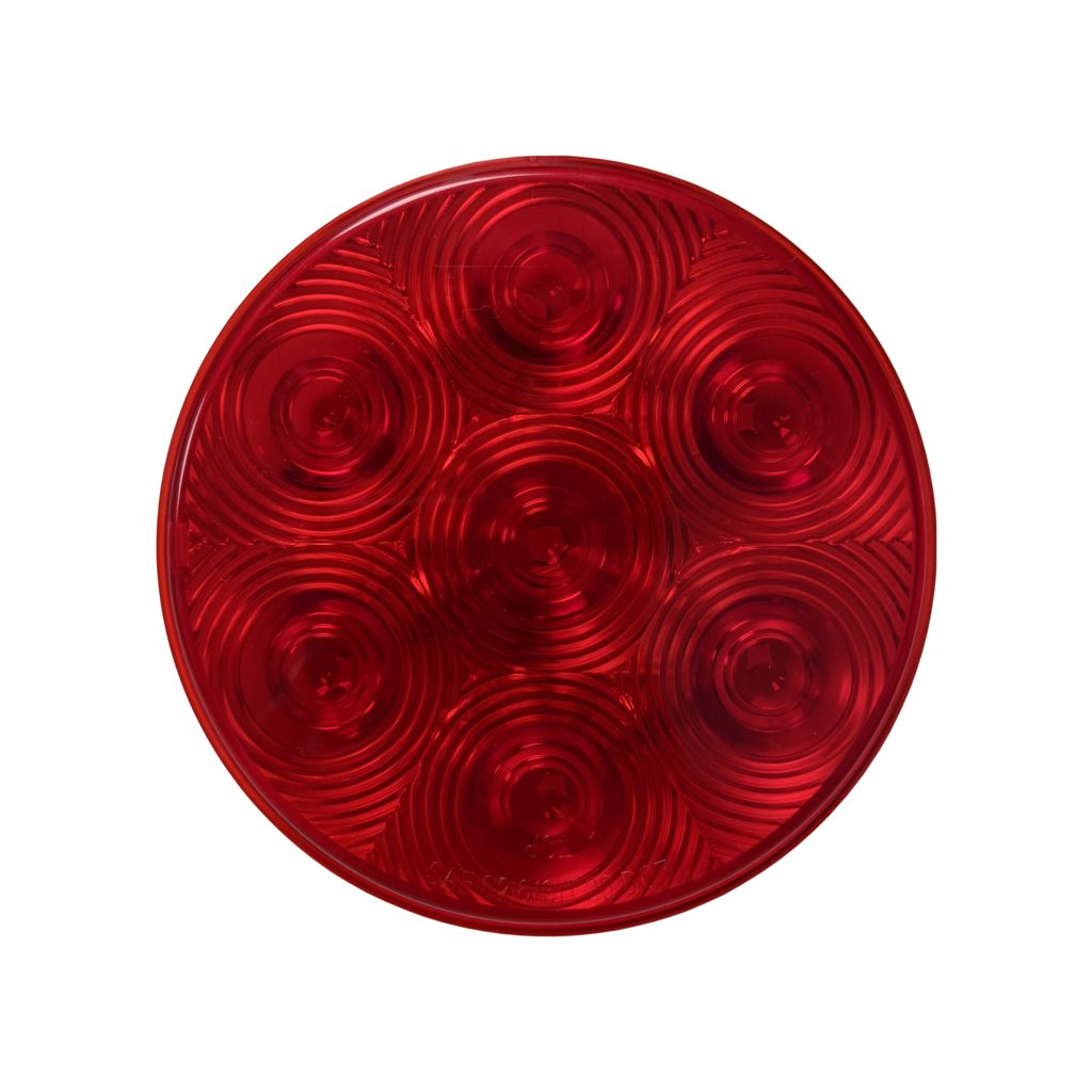 Uni-Bond LED4000-7R - LED Round S/T/T Lamp – 7 Diode Red