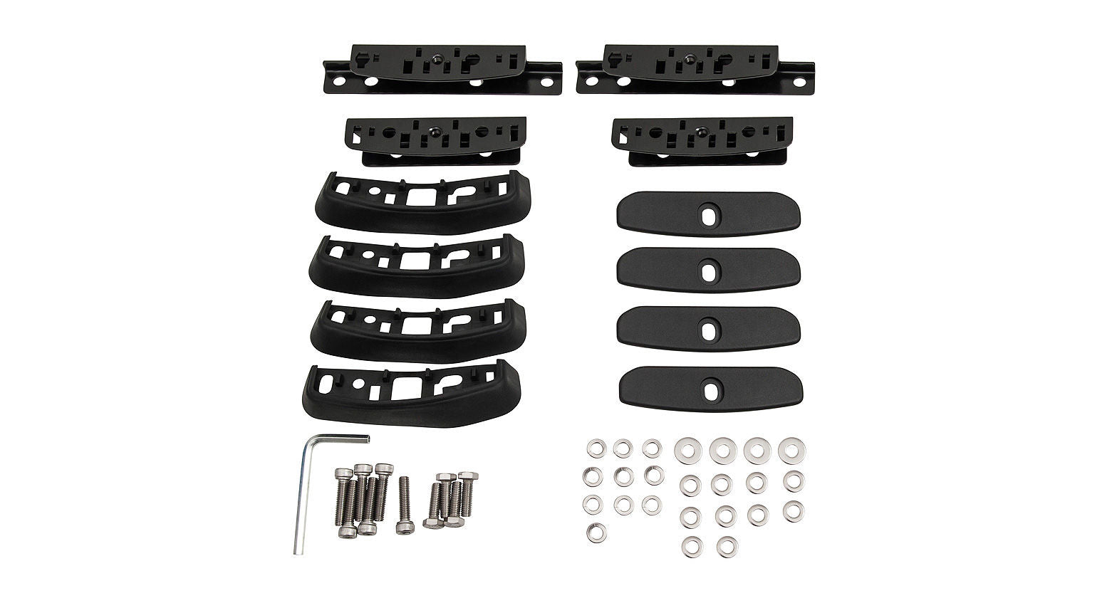 Rhino Rack RCP27-BK - RCP Base Kit (x4) Jeep Grand Cherokee 11-19