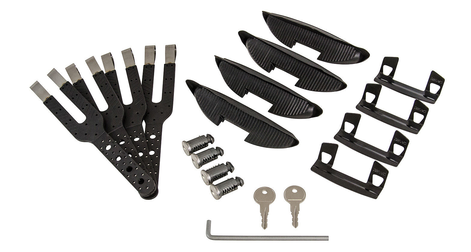 Rhino-Rack RSK03 - StealthBar Hardware Kit (Short Strap / Custom Rubber)