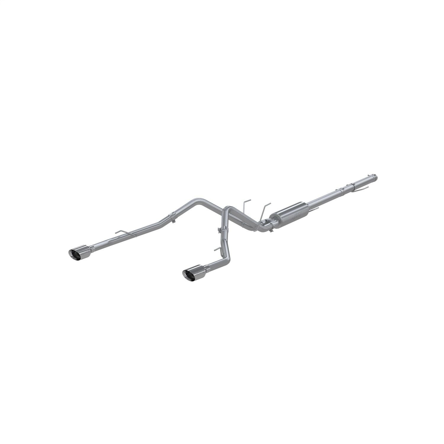 MBRP S5146409 - 2 1/2" Cat Back, Dual Split Rear, T409 (through stock bumper), Dodge Ram 1500 2009-18, 2019 Classic